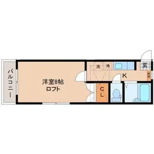 ホクトブランカ小松島【1階】の間取り