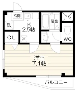 プーリー【3階】の間取り