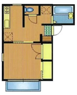 サンライズポイント【2階】の間取り