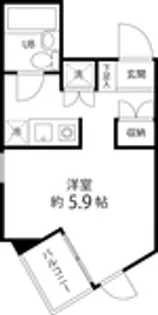 ドミトリー原町田【3階】の間取り