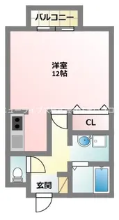 ハイツコヘイD棟【1階】の間取り