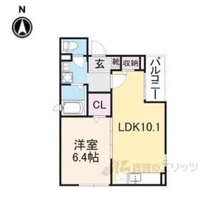 アプリコット【2階】の間取り