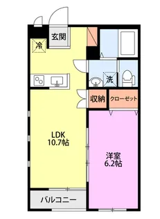 fair ways【2階】の間取り