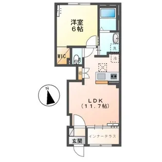 (仮)スターテラスII三峯1丁目新築アパート【1階】の間取り