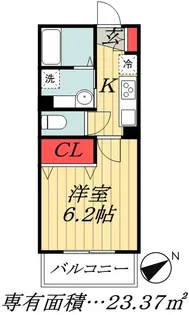 千葉県市川市市川南3【アパート】の間取り