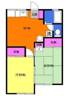 メゾンエマーレ【1階】の間取り