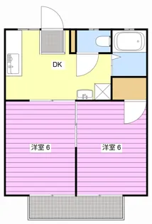 グレースA【2階】の間取り