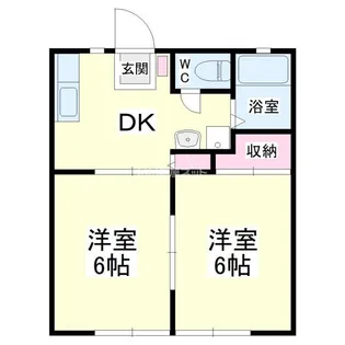サンビレッジOGASA D棟【1階】の間取り