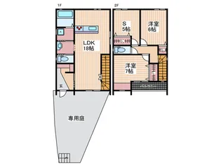 広島県広島市安芸区畑賀1【一戸建】の間取り