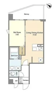 東京都大田区中央2【マンション】の間取り