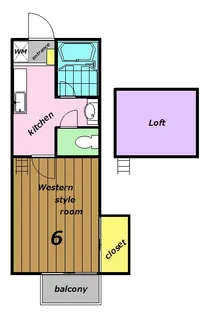 アゼリア【1階】の間取り