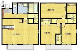 佐賀県佐賀市南佐賀2【一戸建】の間取り