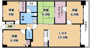サーパス草津大路【2階】の間取り