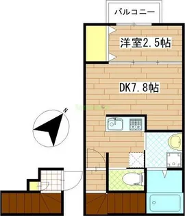 グランドール川内I【2階】の間取り