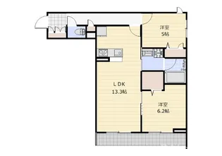サクシード志木【2階】の間取り