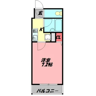 ソレイユ【5階】の間取り