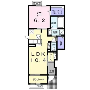 セレーノ II【1階】の間取り