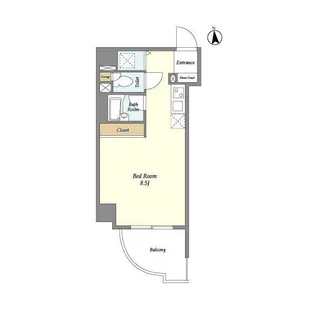 プレミアステージ芝公園II【6階】の間取り