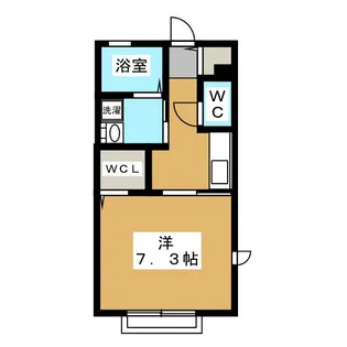 シティハイム蘭【2階】の間取り