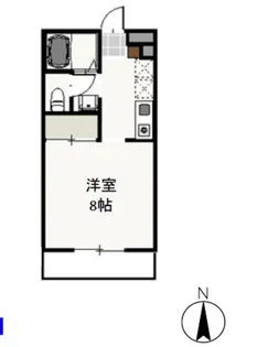 ピュア・ライフ【1階】の間取り