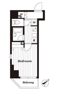 スカイコート幡ヶ谷【2階】の間取り