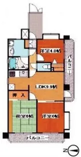 セザール本所吾妻橋【3階】の間取り