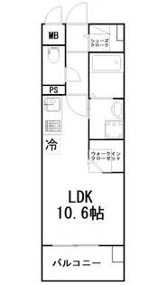 ノールエスト【6階】の間取り