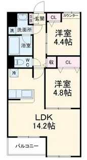 ルーチェ【2階】の間取り