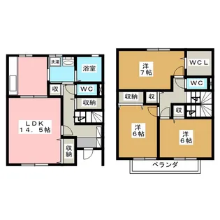 長野県松本市野溝西1【一戸建】の間取り