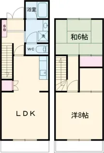 第5錦フルーツコーポ グレープの間取り