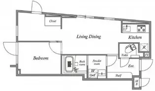 GRAN PASEO碑文谷North【4階】の間取り