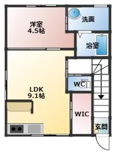 Rutile高木【2階】の間取り