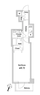 パティオ神田【5階】の間取り