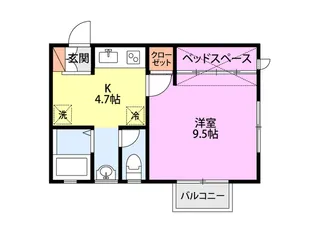 アベーテ【2階】の間取り
