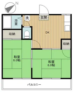 セピアハイツ【2階】の間取り