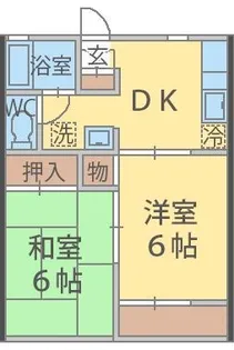 グリーンパレス I【1階】の間取り