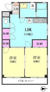 第二浅間マンション【2階】の間取り