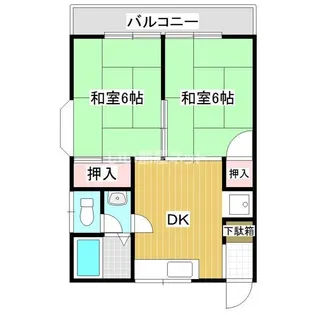 ハイム60【2階】の間取り