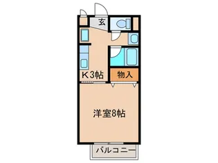 サープラスワン河合【2階】の間取り