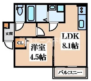 ALEGRIA四条畷【1階】の間取り