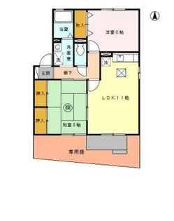 アビテ明日花 B棟【1階】の間取り