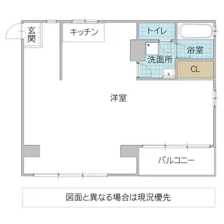 シャンドリーム大洗【6階】の間取り