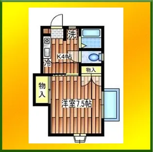 ジュネス本町【1階】の間取り