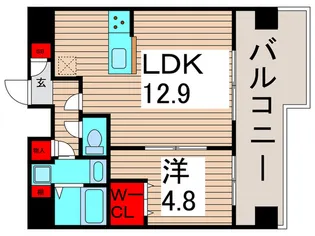アルファーコート綾瀬3【9階】の間取り