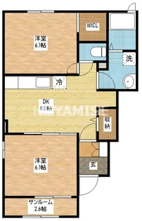 グラシアスS【1階】の間取り