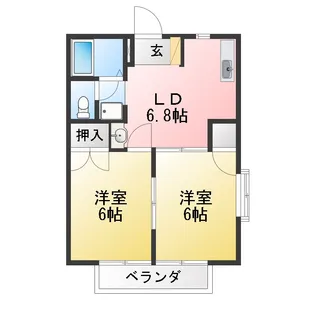 アクティブ本郷【2階】の間取り