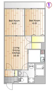 メゾンエル桜新町【3階】の間取り