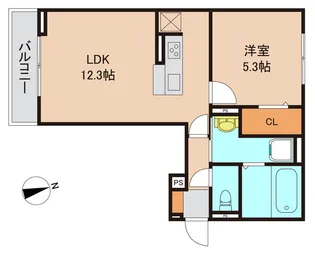 セードル本町【2階】の間取り