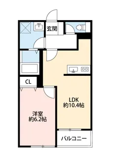 エドモントン【2階】の間取り