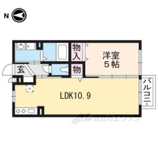 セジュールモナリエ篠山【1階】の間取り